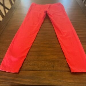 Vibrant Red Pants